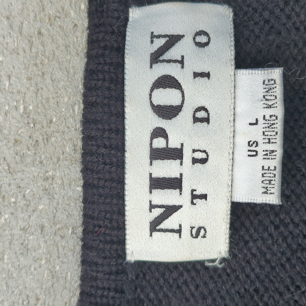 Vintage Nipon Studio Beaded Long 1/2 Button Cardi… - image 8